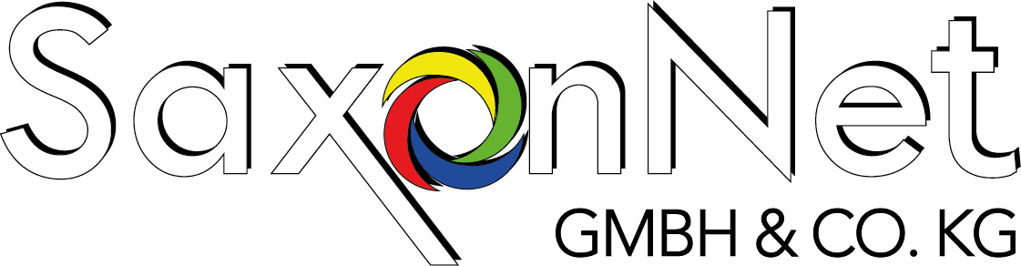 SaxonNet GmbH & Co. KG Logo - Kunde von Lanes & Planes